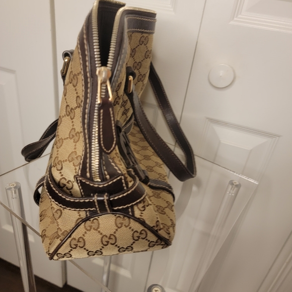 Gucci Monogram Royal Dark Brown Hobo Bag - Picture 3 of 15